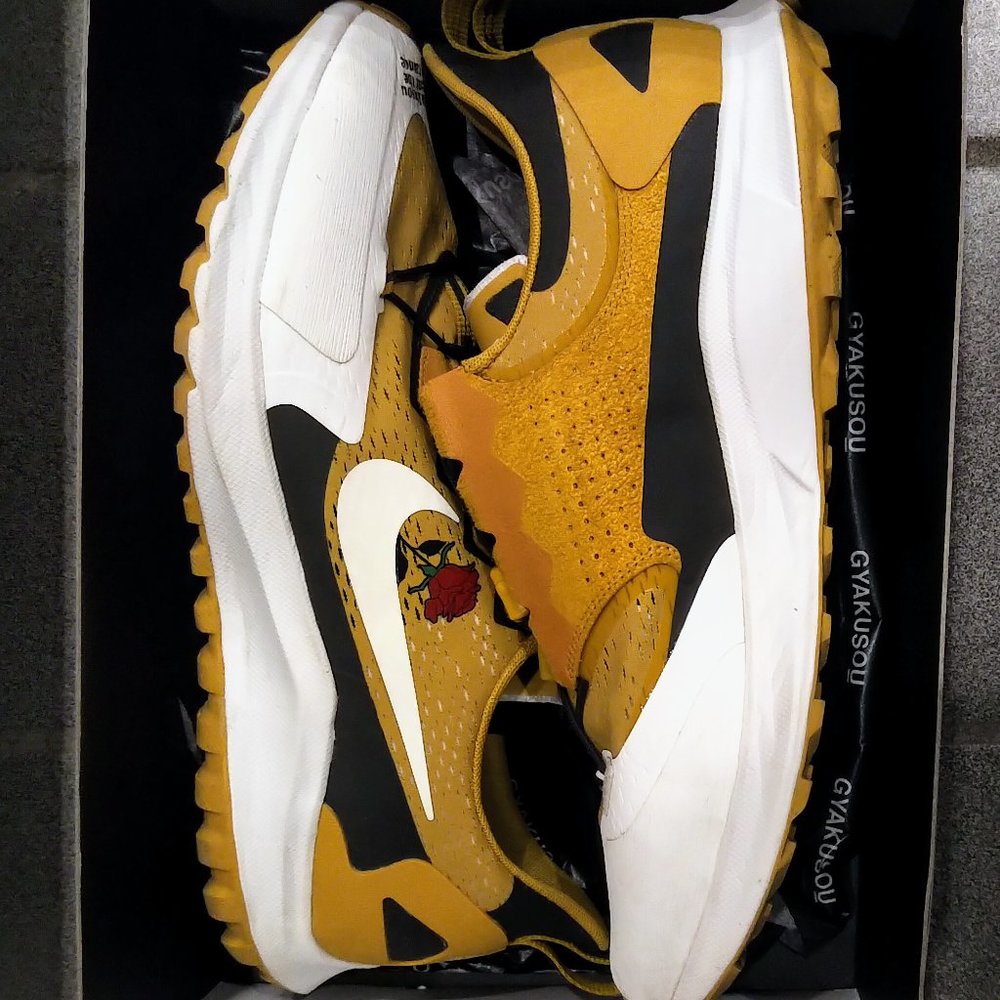 Authentic Men's Nike Air Zoom Pegasus 36 Trail Gyakusou Mineral Yellow Size 11.5